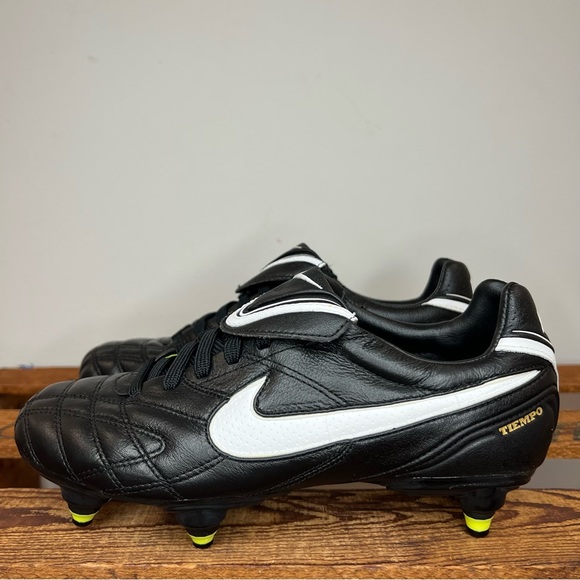 NEW Nike Tiempo Legend III SG Black Soccer Cleats Kangaroo Leather US 5.5 - Picture 3 of 12